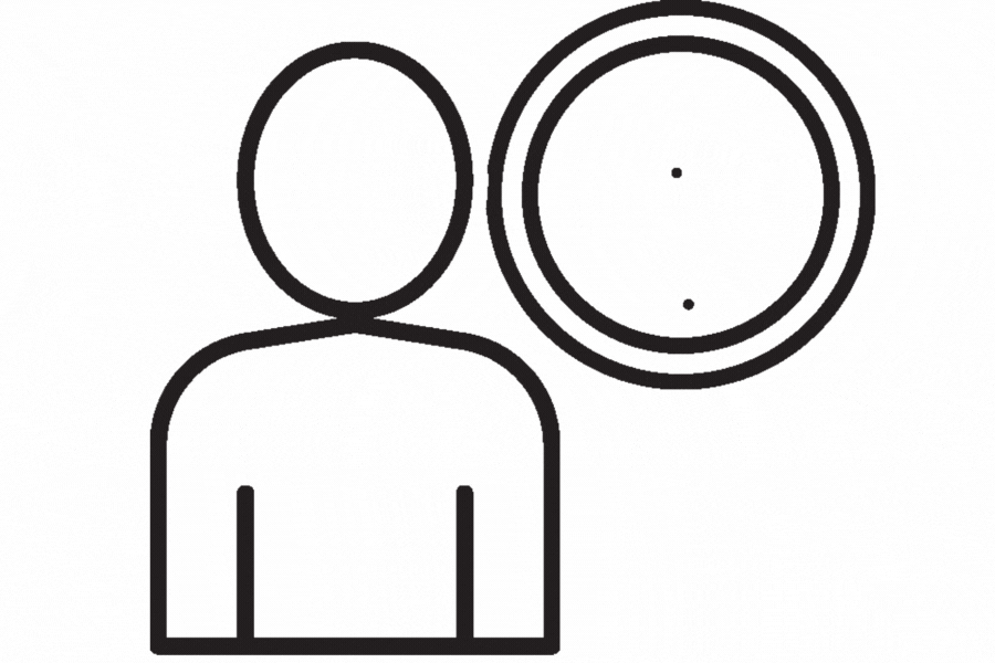 Person Icon With Money Coin