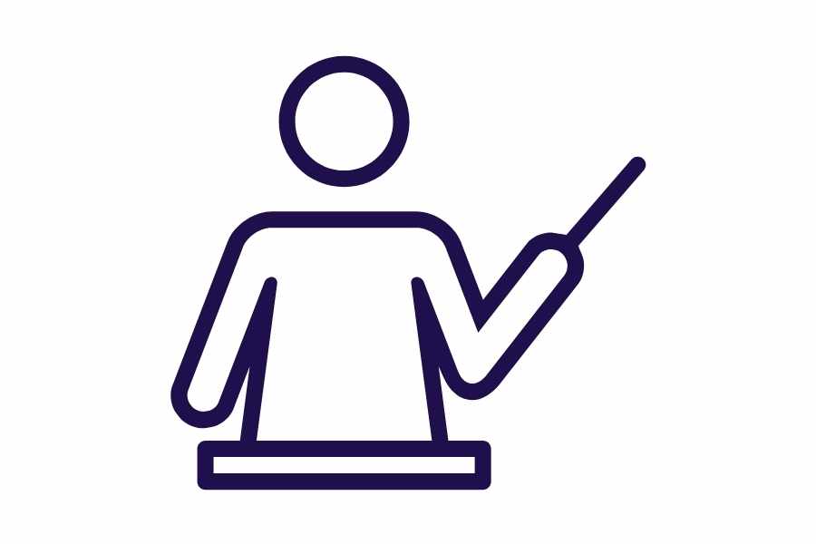 Teacher Presenting Icon