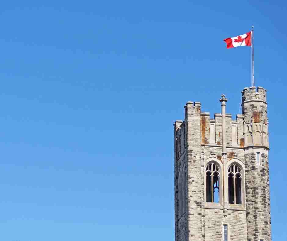 Western Unviersity UC Tower And Blue Sky