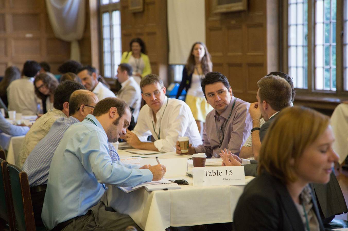 Academics Discussing Research