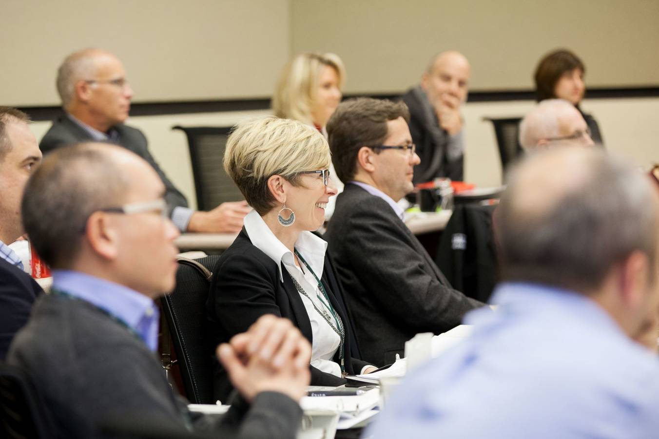 Executives Sitting In A Classroom