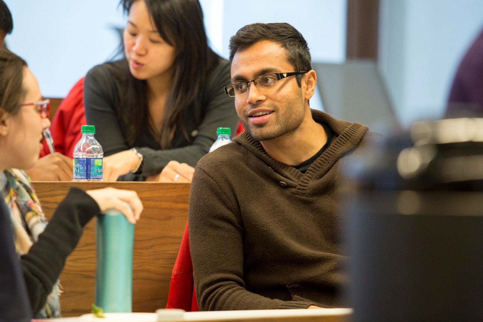 Students Discussing In The Classroom