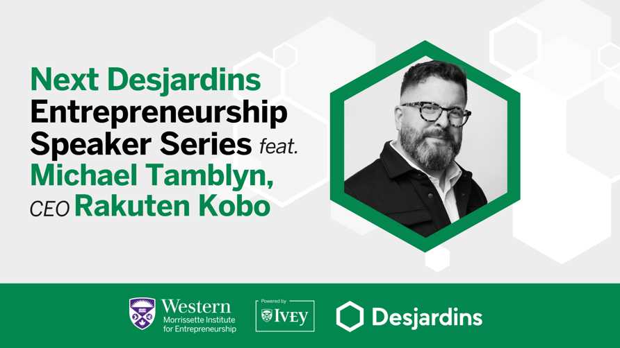 Desjardins Speaker Series with Michael Tamblyn
