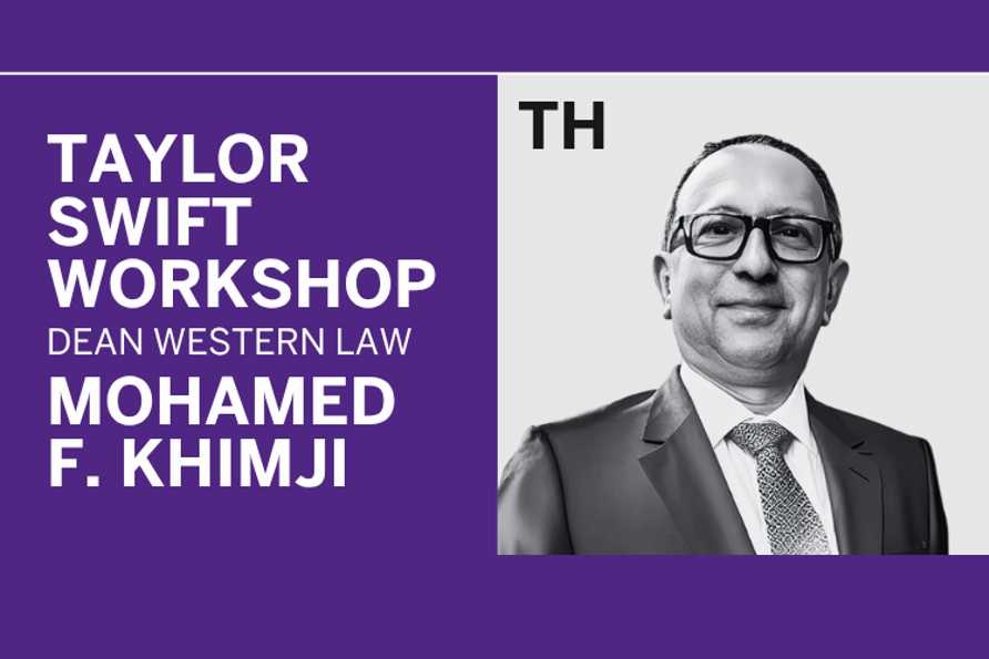 Taylor Swift, Lessons in Law and Entrepreneurship with Dean Khimji