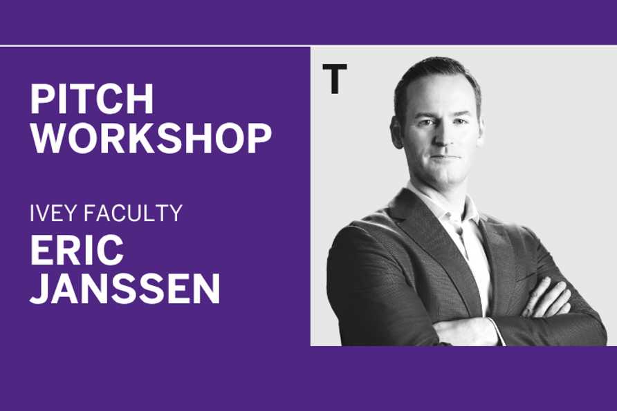 Pitch Workshop with Eric Janssen