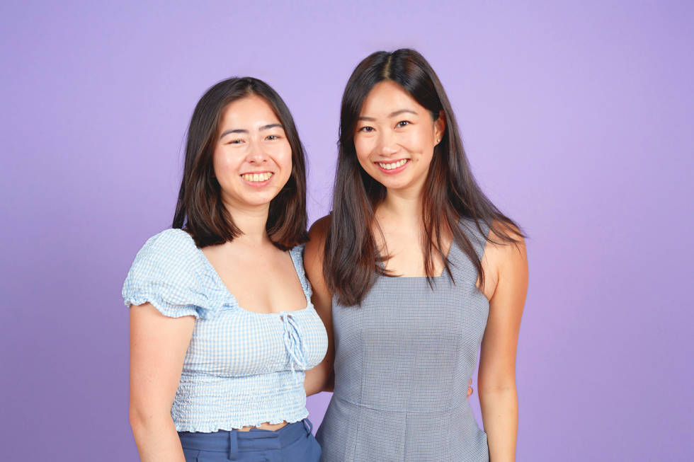 Jess & Chloe Purple Headshot