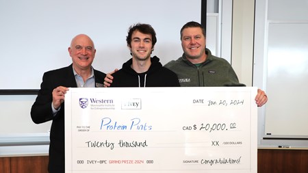 Paul Reiss from Michigan State University wins Ivey Business Plan Competition with Protein Pints
