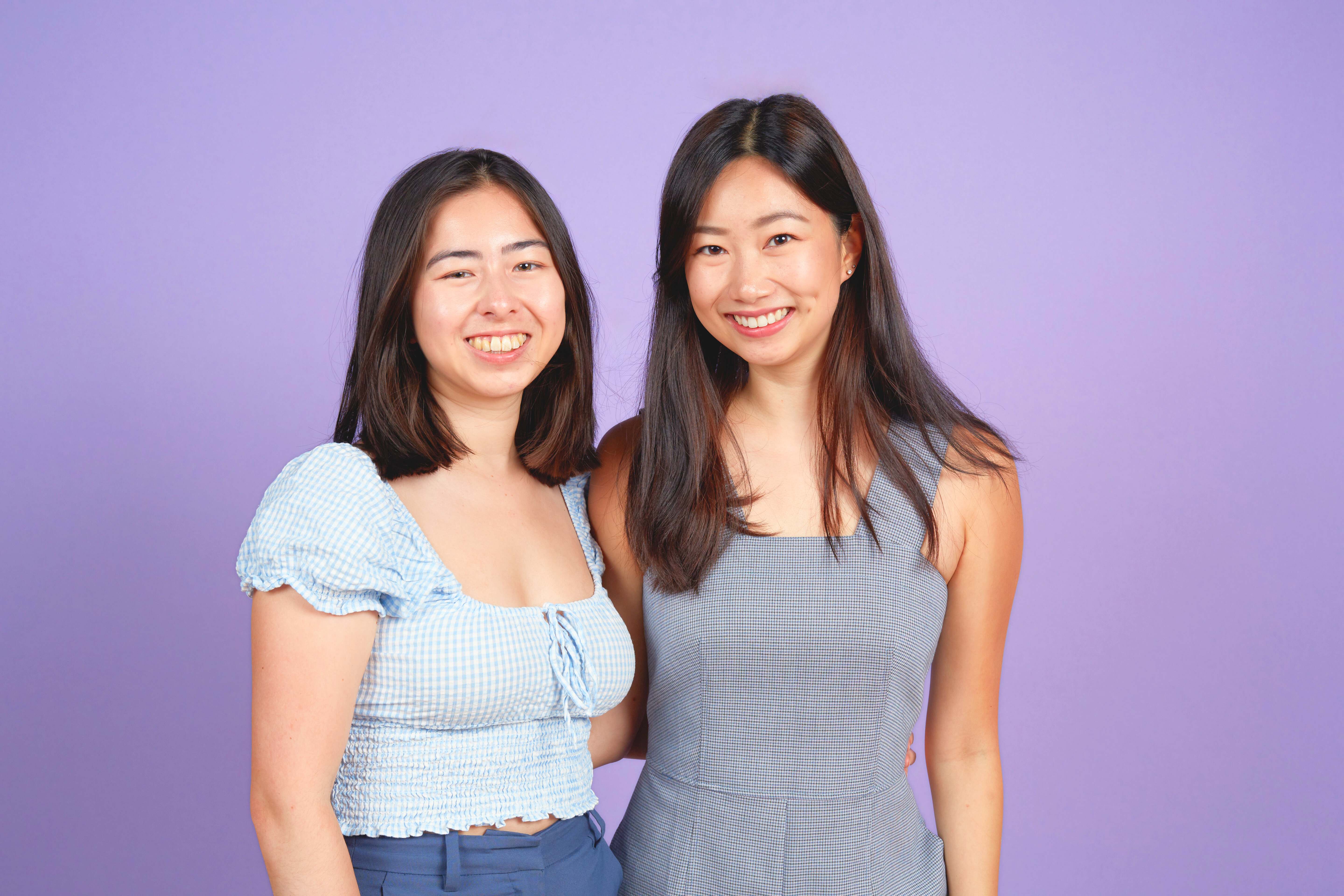 ORIGINAL Jess & Chloe Purple Headshot